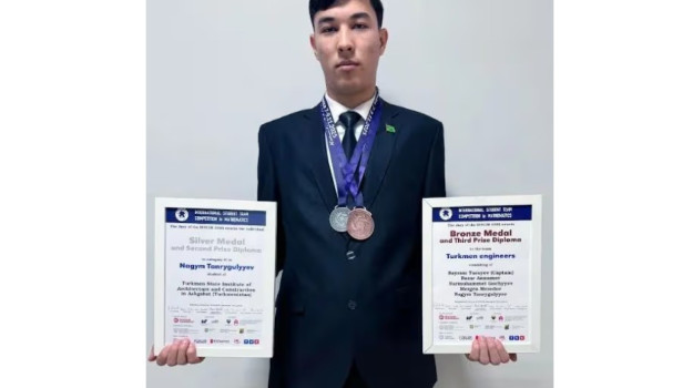 A student from Turkmenistan took second place in the International Mathematics Olympiad