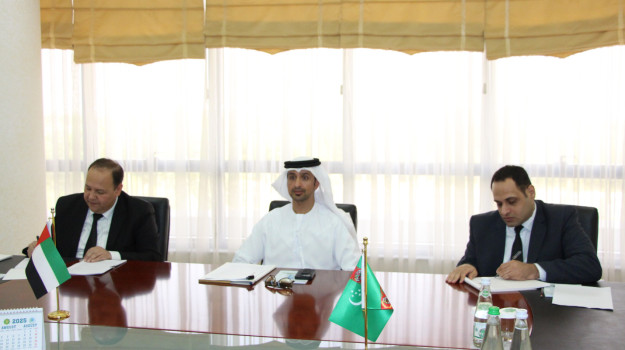Current issues of cooperation between Turkmenistan and the UAE were discussed