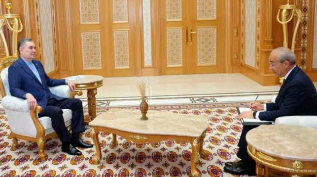 Gurbanguly Berdimuhamedov Meets Economy Minister of Azerbaijan