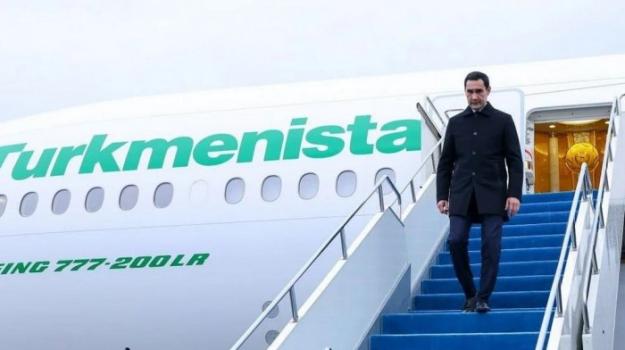 Turkmen President Arrives in Kazakhstan on Working Visit