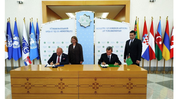 Türkmenistanyň we Horwatiýanyň DIM-leriniň arasynda 2026-2027-nji ýyllar üçin hyzmatdaşlyk Maksatnamasyna gol çekildi